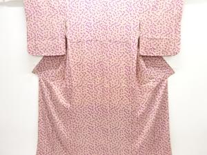 アンティーク　錦紗楓模様着物